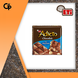 ETI Adicto Chocolate with Hazelnut 60g