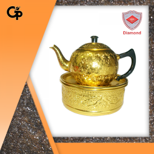 Diamond Gold Tea Kettle Set