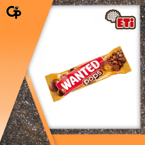 ETI Wanted Pops Caramel 28g