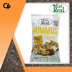 Eat Real Hummus Chips Chili & Lemon 135g