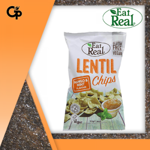 Eat Real Lentil Chips Mango & Mint 113g